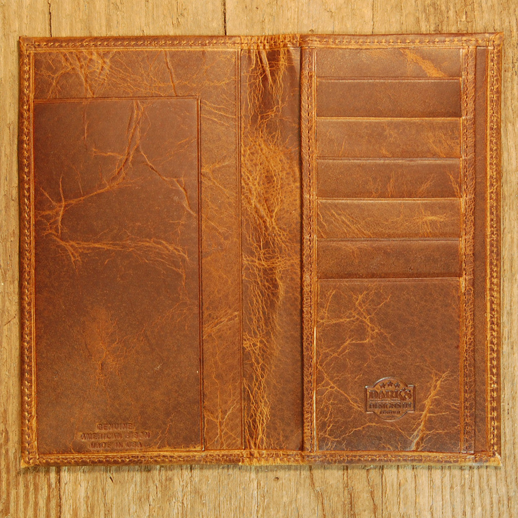 World's Thinnest Leather Checkbook Wallet