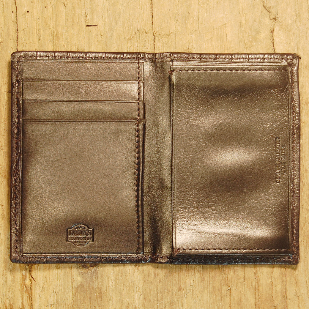 Gusseted Card Case – Darks Leather