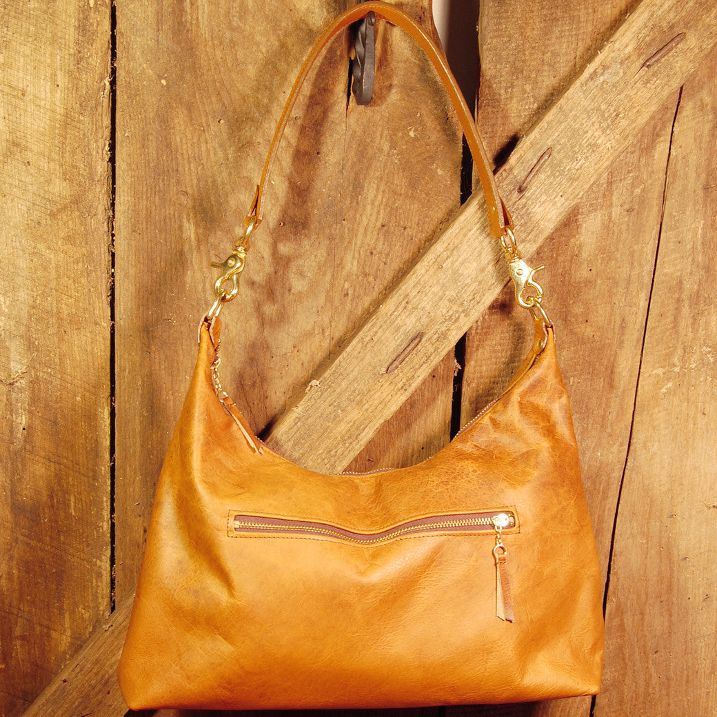 Hogsback Leather Hobo Bag – Darks Leather